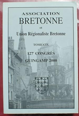 Bulletin et mémoire de l'Association Bretonne et Union Régionaliste Bretonne - congrès de Guingam...