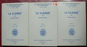 Le clergé - Martinique - Tome I, II et II