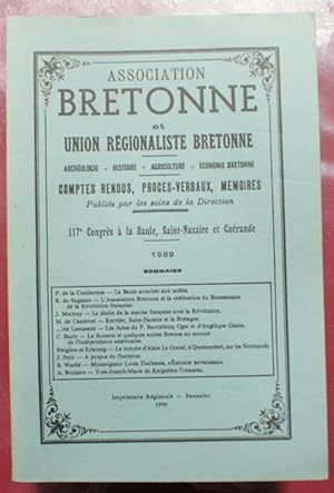 Bulletin et mémoire de l'Association Bretonne et Union Régionaliste Bretonne - congrès de Baule, ...