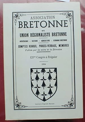 Bulletin et mémoire de l'Association Bretonne et Union Régionaliste Bretonne - congrès de Tréguie...