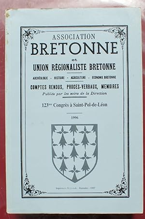Bulletin et mémoire de l'Association Bretonne et Union Régionaliste Bretonne - congrès de Saint-P...