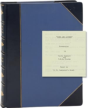 Sons and Lovers (Original screenplay for the 1960 film, presentation copy belonging to producer J...