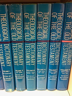 Theological Dictionary of the Old Testament, Volumes 1-6