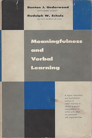Meaningfulness and Verbal Learning