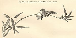 Fac-simile of a Japanese Bird Design