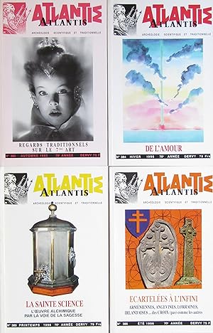 Revue ATLANTIS N° 383 à 386 70ème année complète (1995-1996)