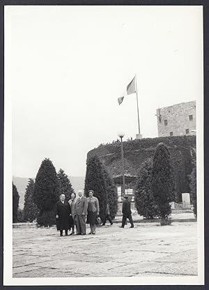 Trieste 1965, Castello di Miramare, Veduta caratteristica, Fotografia vintage