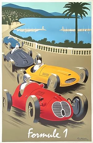 Original Vintage Poster - Formule 1