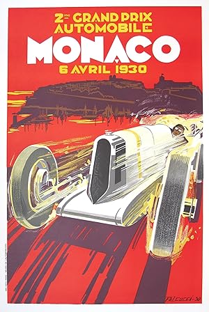 Vintage Poster - Monaco Grand Prix 1930