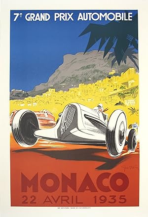 Vintage Poster - Monaco Grand Prix 1935