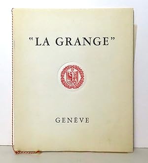 La Grange - Genève 1960.