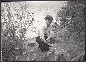 Lago di Martignano (RM) 1968, Veduta, Fotografia vintage