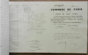 L'autographe, évènements de 1870-1871.