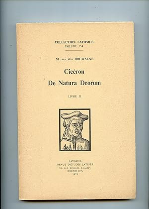CICÉRON . DE NATURA DEORUM. Livre II