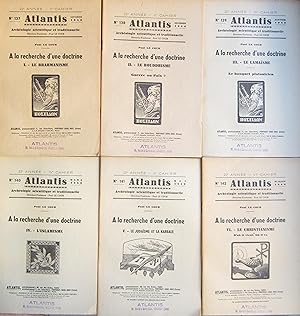 A la recherche d'une doctrine - Complet en 6 fascicules (ATLANTIS N° 137 à 142)