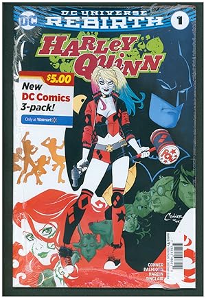 Harley Quinn #1 Walmart Exclusive Variant. (DC Comics Sealed 3-Pack)