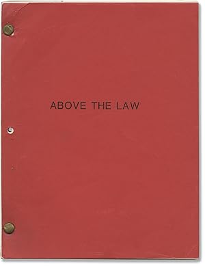 Above the Law (Original screenplay for the 1988 film)