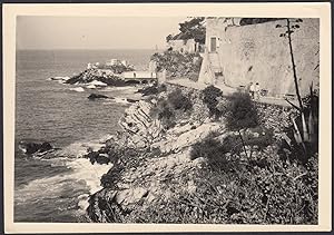 Dintorni Santa Margherita Ligure 1950, Scorcio panoramico, Fotografia vintage