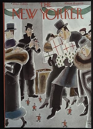 The New Yorker December 7, 1935 Robert Day FRONT COVER ONLY