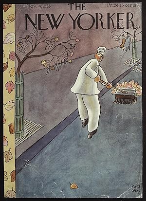 The New Yorker November 4, 1933 Robert Day FRONT COVER ONLY