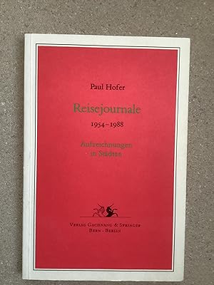 Reisejournale, 1954-1988: Aufzeichnungen in Städten (German)