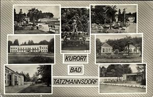 Ansichtskarte / Postkarte Bad Tatzmannsdorf im Burgenland, Teilansichten, Brunnen, Park