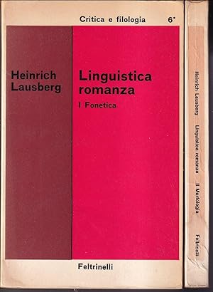 Linguistica romanza I. Fonetica - II. Morfologia