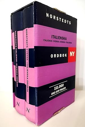 Norstedts italienska ordbok Italiensk-svensk / Svensk-italiensk 111.000 ord och fraser - completo...