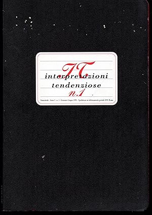 IT - Interpretazioni Tendenziose Semestrale - anno I - n. 1 - gennaio-giugno 1995