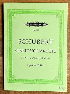 Streichquartett Nr. 15 G-dur D 887 ; Studienpartitur ; Ed. Peters 880