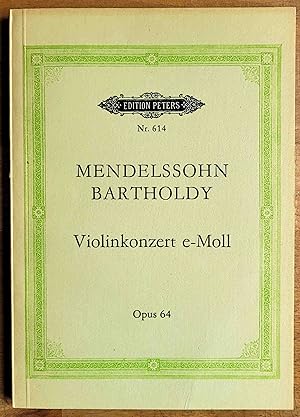Violin-Konzert e-Moll Opus 64 - Studienpartitur