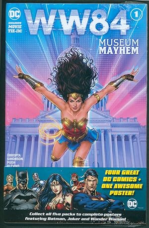 Wonder Woman WW 84 Museum Mayhem #1 Special Edition Walmart Exclusive. (DC Comics Sealed 4-Pack)