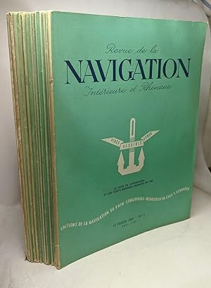 Revue de la navigation intérieure et rhénane - 1962 n°3-4-5-7-16-17-18-22 + 1963 n°:13-18-19-20-22