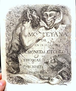 "Monkeyana" Proof Design title page 1827