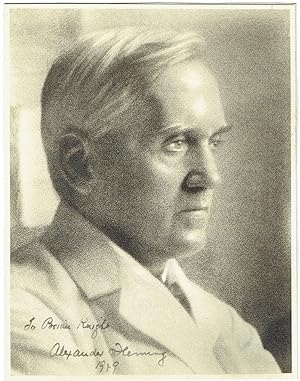 Photograph Signed and Inscribed, "To Brian Knight / Alexander Fleming / 1949,".