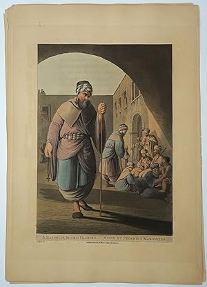 A Maronite Monk & Pilgrims