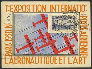 1er Exposition Internationale de Poste Aerienne - L'Aeronautique et L'Art