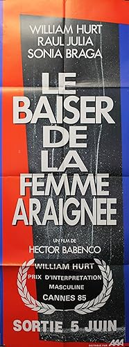 "LE BAISER DE LA FEMME ARAIGNÉ (IL BIACO DI TOSCA)" Réalisé par Hector BABENCO en 1985 avec Willi...