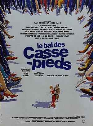 "LE BAL DES CASSE-PIEDS" Réalisé par Yves ROBERT en 1992 avec Jean ROCHEFORT, MIOU MIOU / Affiche...