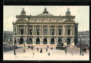 Carte postale Paris IX, L'Opera