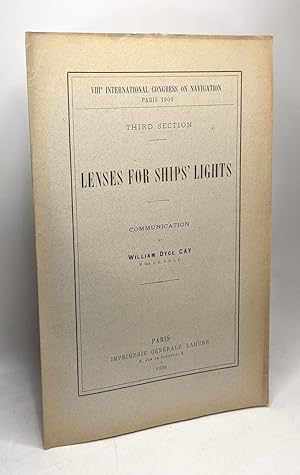 Lenses for ships' lights / VIIIe international congress on navigation Paris 1900