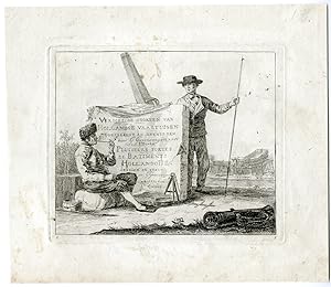 Rare-Antique Master Print-SHIP-TITLE PAGE-Groenewegen-1791