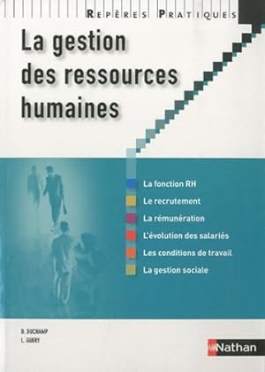 GESTION RESSOURCES HUMAINES 11 - David Duchamp