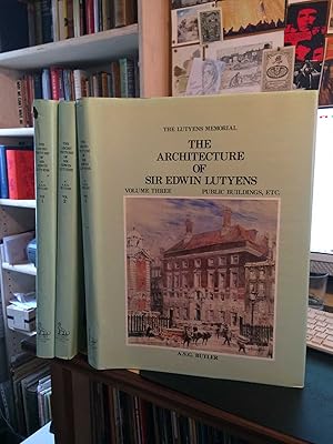 The Architecture of Sir Edwin Lutyens, Volume One: Country Houses, Two: Gardens, Delhi, Washingto...