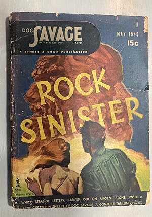 Doc Savage May 1945 Vol. XXV No. 3 Rock Sinister
