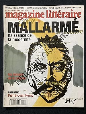 MAGAZINE LITTERAIRE-N°368-SEPTEMBRE 1998-STEPHANE MALLARME