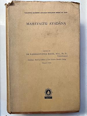 Mahavastu Avadana. Vol. II [Calcutta Sanskrit College research series No. XXX]
