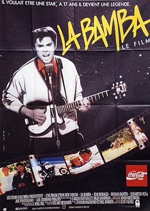 "LA BAMBA" Réalisé par Luis VALDEZ en 1987 avec Lou DIAMOND PHILLIPS / Affiche française original...