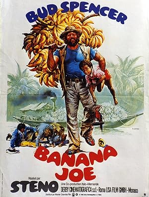 "BANANA JOE" Réalisé par STENO en 1982 avec Bud SPENCER / Affiche française originale / Offset pa...