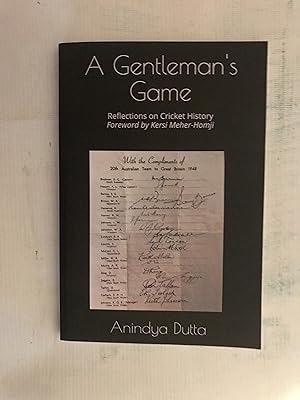 A Gentleman's Game: Reflections on Cricket History